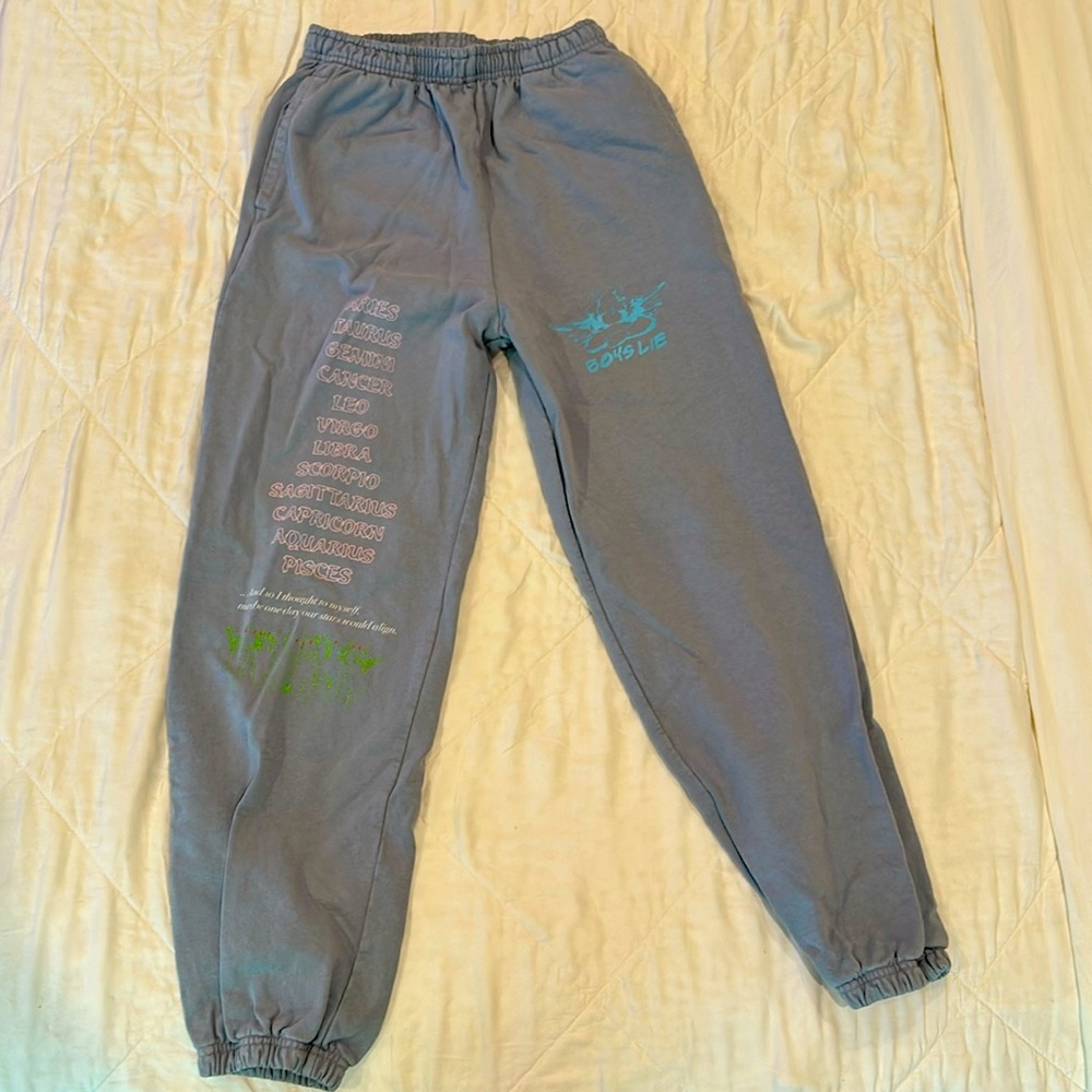 Boys lie sweatpants